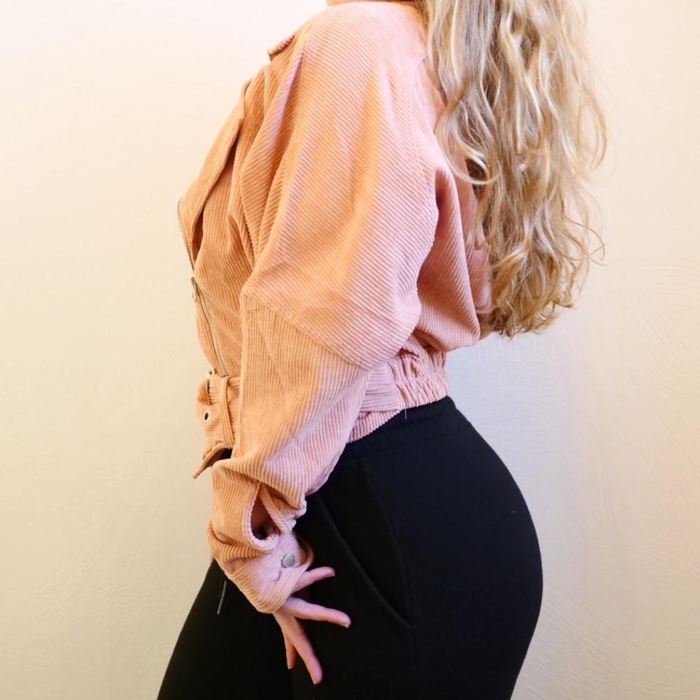 Fashion Nova jacket with buckle and zipper